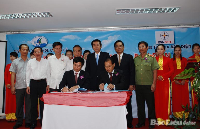 Công ty TNHH XD-TM DL Công Lý Ký kết hợp đồng mua bán điện gió với Tập đoàn Điện lực Việt Nam